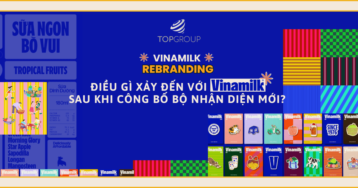 Điều gì xảy đến với Vinamilk sau khi công bố bộ nhận diện mới?